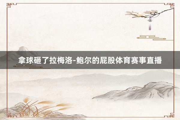 拿球砸了拉梅洛-鲍尔的屁股体育赛事直播