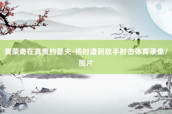 黄荣奇在真贵约瑟夫-杨时遭到敌手肘击体育录像/图片