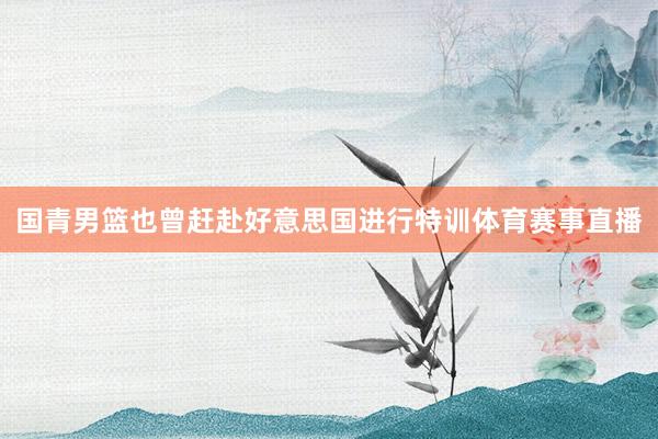 国青男篮也曾赶赴好意思国进行特训体育赛事直播