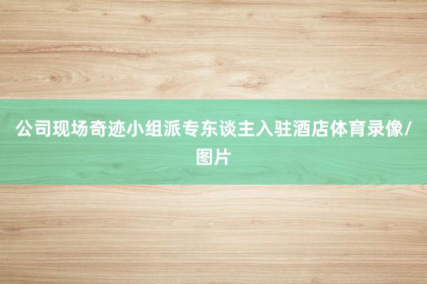 公司现场奇迹小组派专东谈主入驻酒店体育录像/图片