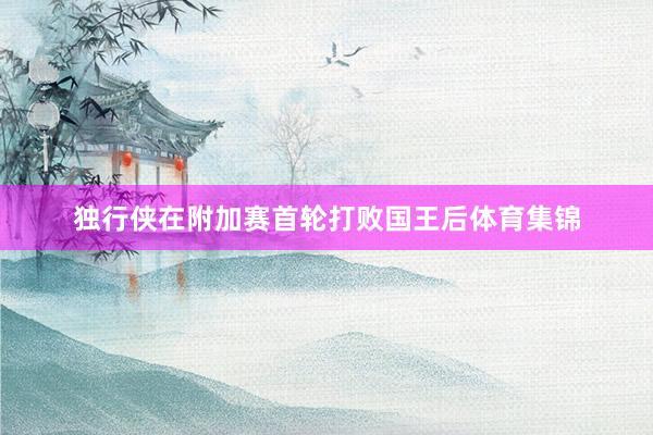 独行侠在附加赛首轮打败国王后体育集锦