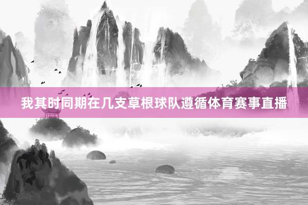 我其时同期在几支草根球队遵循体育赛事直播