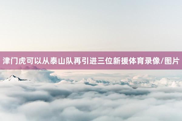 津门虎可以从泰山队再引进三位新援体育录像/图片